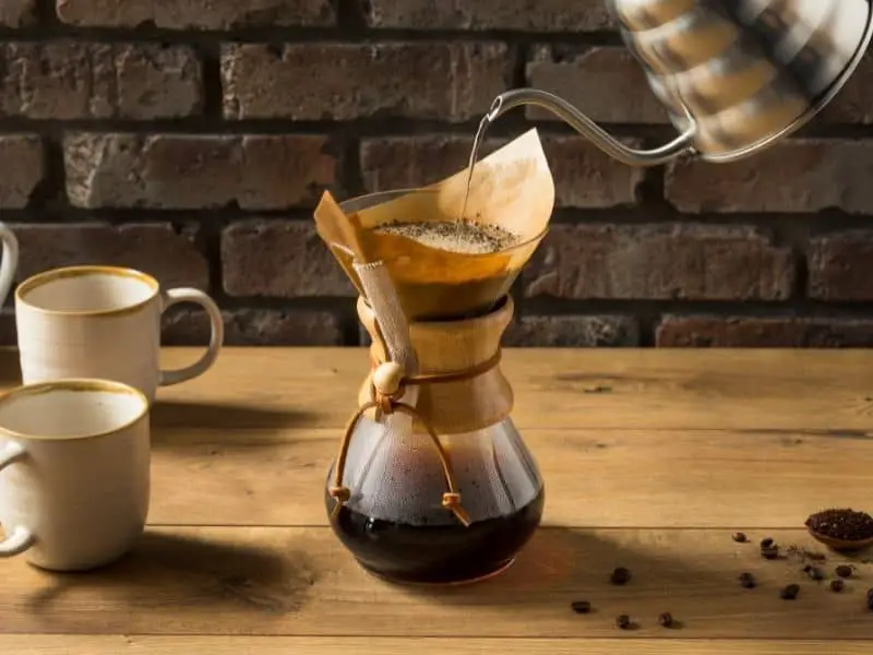 How to make coffee using a pour over device